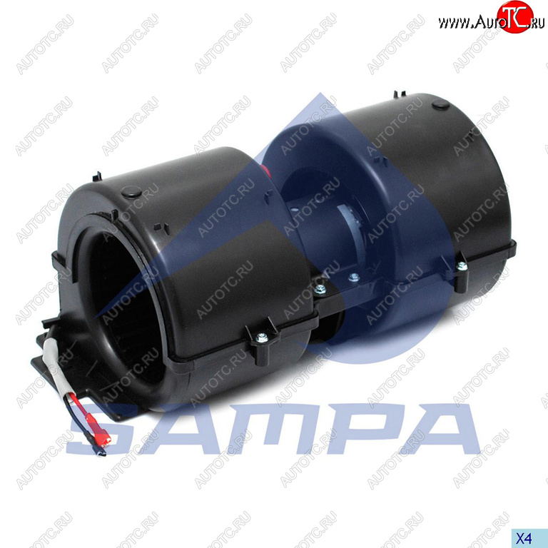 7 799 р. Вентилятор DAF 45FA отопителя салона SAMPA SAMPA 051.356  с доставкой в г. Керчь