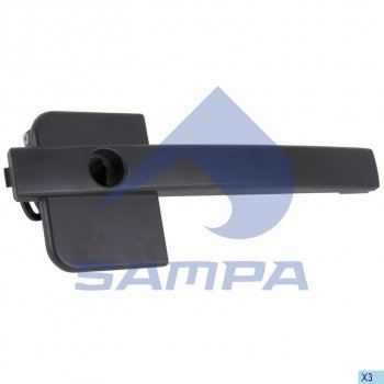 1 269 р. Ручка DAF двери наружная левая (без личники) SAMPA SAMPA 051.362  с доставкой в г. Керчь. Увеличить фотографию 1
