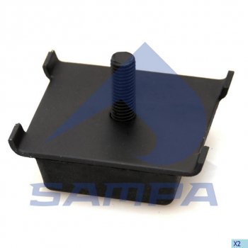 399 р. Подушка IVECO EuroCargo,Tech,Tector рессоры задней SAMPA SAMPA 060.067  с доставкой в г. Керчь. Увеличить фотографию 1
