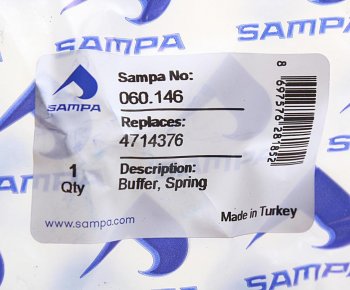 679 р. Отбойник IVECO Stralis рессоры задней SAMPA SAMPA 060.146  с доставкой в г. Керчь. Увеличить фотографию 3