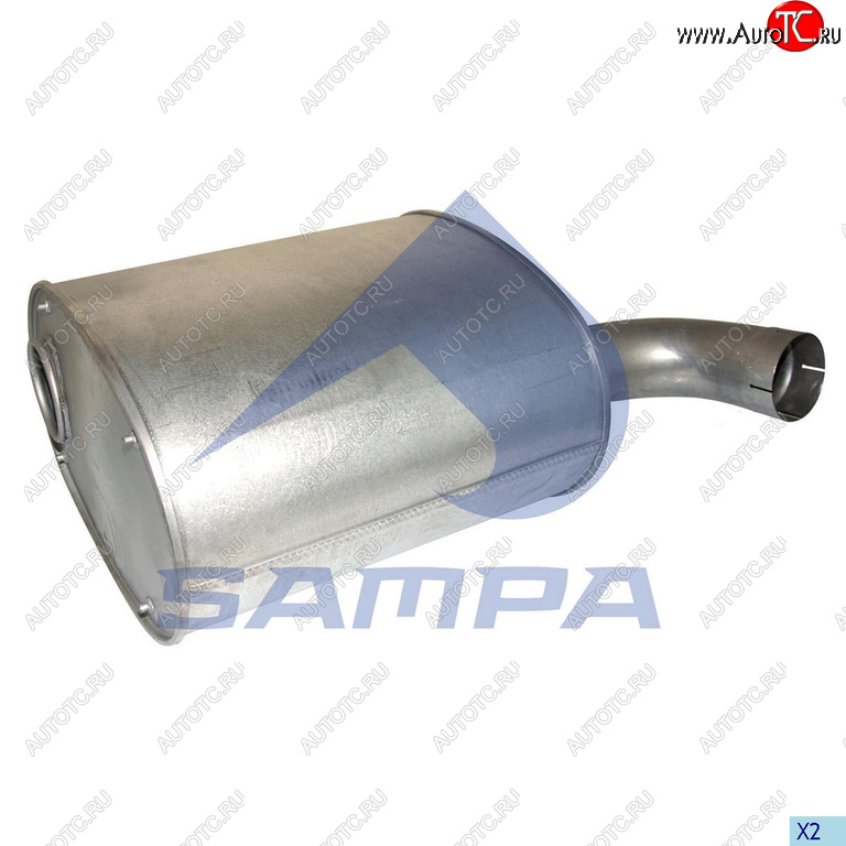 17 999 р. Глушитель IVECO SAMPA SAMPA 060.414  с доставкой в г. Керчь