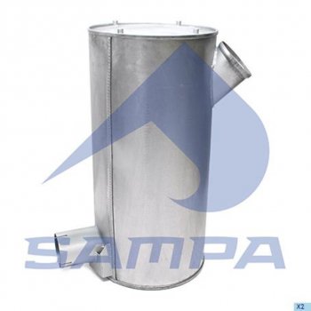 15 599 р. Глушитель IVECO EuroTech (ЕВРО-1) SAMPA SAMPA 060.416  с доставкой в г. Керчь. Увеличить фотографию 1