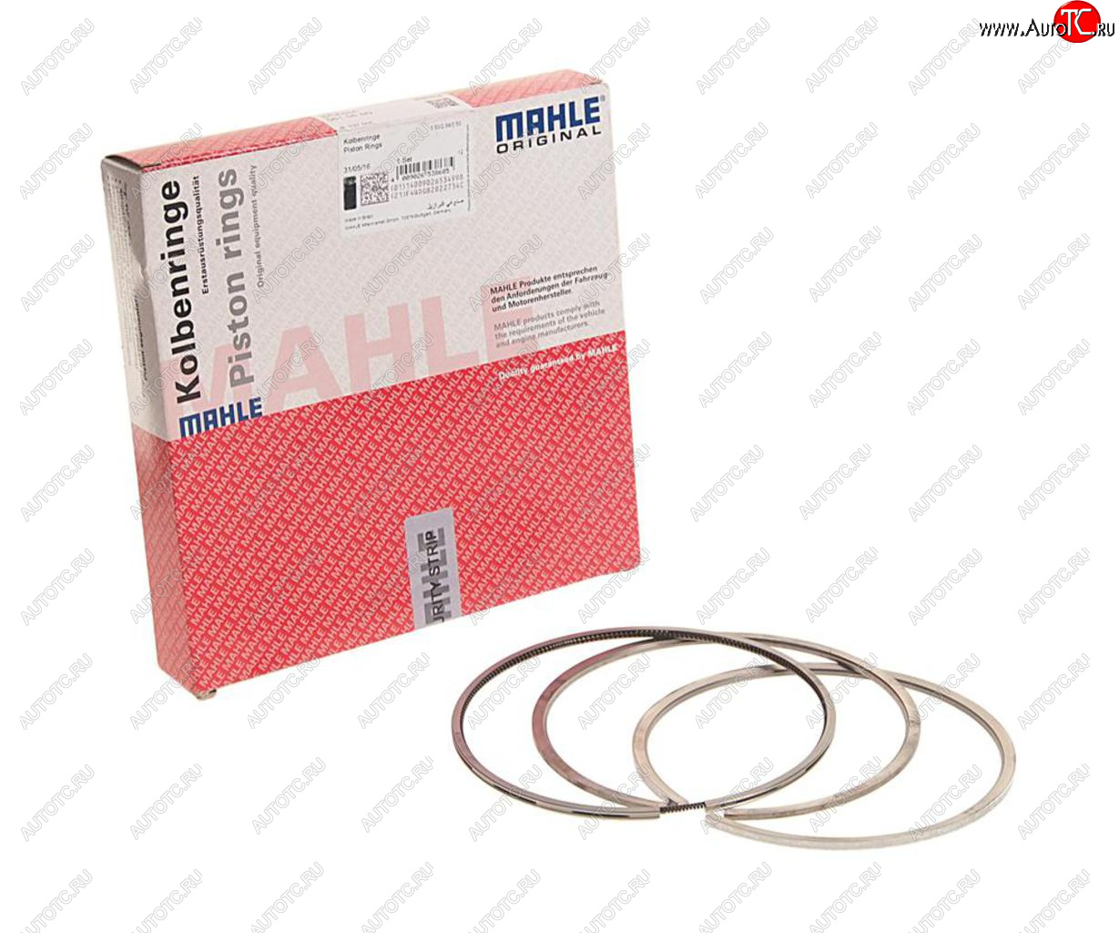 2 899 р. Кольца поршневые SCANIA (DC916DSC1214) d=127.00 (на 1 поршень) MAHLE MAHLE 06106n0  с доставкой в г. Керчь