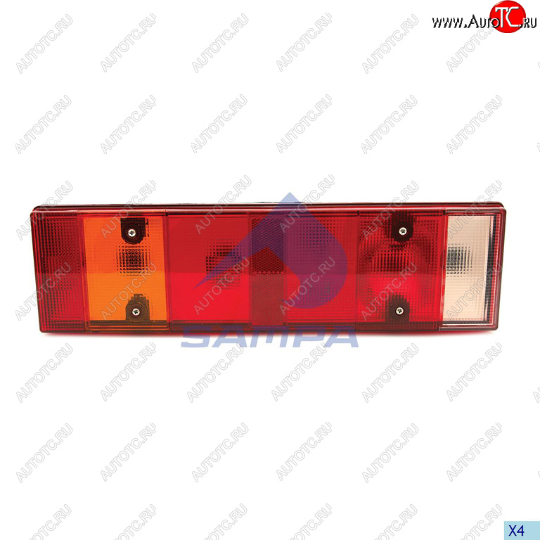 2 379 р. Фонарь задний IVECO правый (467х132мм) IVECO-разъем сзади SAMPA SAMPA 061.081  с доставкой в г. Керчь