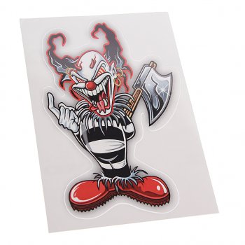 64 р. Наклейка виниловая вырезанная Joker 11х17см полноцветная AUTOSTICKERS AUTOSTICKERS 061320  с доставкой в г. Керчь. Увеличить фотографию 1