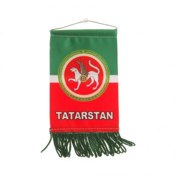 172 р. Вымпел TATARSTAN с бахромой (8х12см) на присоске AUTOSTICKERS 06271057538  с доставкой в г. Керчь. Увеличить фотографию 1