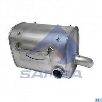 Глушитель IVECO EuroCargo с катализатором (ЕВРО-5) SAMPA SAMPA 063.371