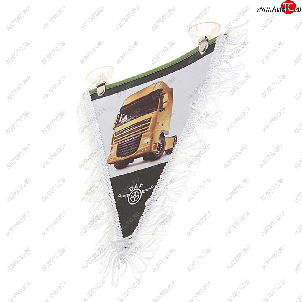 379 р. Вымпел DAFс бахромой (20х26см) на 2-х присосках AUTOSTICKERS 06499  с доставкой в г. Керчь