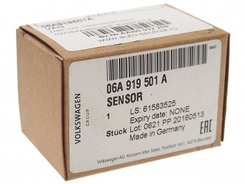 799 р. Датчик температуры VW AUDI SEAT SKODA (2-х штекерный черный) OE VAG 06a919501a  с доставкой в г. Керчь. Увеличить фотографию 3