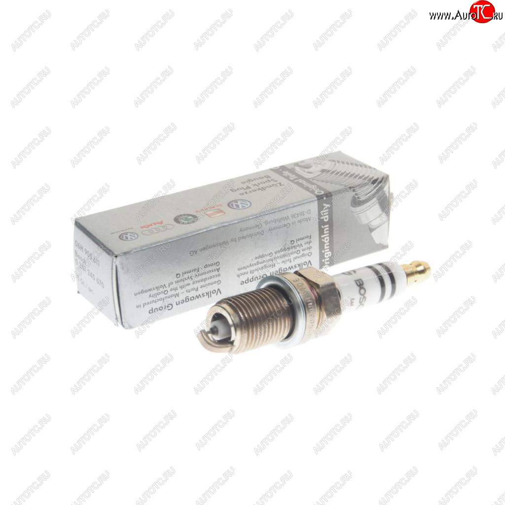 1 989 р. Свеча зажигания VW AUDI SEAT SKODA (04-) (1.82.0 TSITFSI) (BOSCH) OE VAG 06h905611  с доставкой в г. Керчь