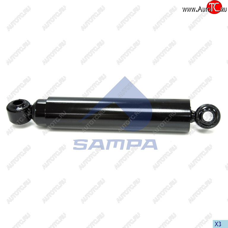4 399 р. Амортизатор BPW SAF полуприцепа, прицепа (464800 24х55 24х55 OO) SAMPA SAMPA 070.228-01  с доставкой в г. Керчь