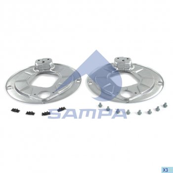 1 999 р. Щиток BPW барабана тормозного пылезащитный (комплект на ось, SN4220) SAMPA SAMPA 070.678  с доставкой в г. Керчь. Увеличить фотографию 1