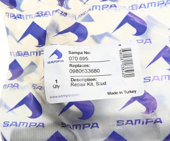 479 р. Шпилька колеса BPW в сборе (M22x1.5x9762) (гайка) SAMPA SAMPA 070.695  с доставкой в г. Керчь. Увеличить фотографию 3