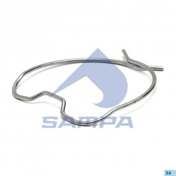 37 р. Кольцо стопорное BPW (ECO Plus) ступицы 62х1.8 SAMPA SAMPA 071.025  с доставкой в г. Керчь. Увеличить фотографию 1