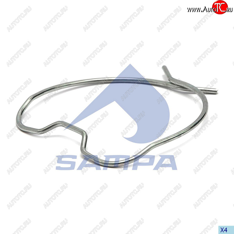 37 р. Кольцо стопорное BPW (ECO Plus) ступицы 62х1.8 SAMPA SAMPA 071.025  с доставкой в г. Керчь