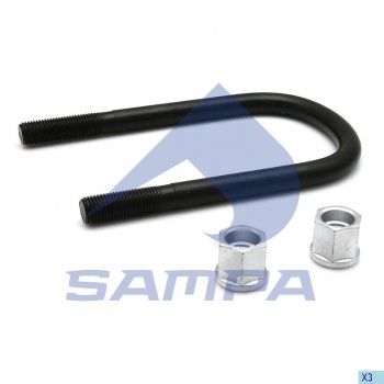 1 679 р. Стремянка BPW рессоры (M22150х265) SAMPA SAMPA 071.0391  с доставкой в г. Керчь. Увеличить фотографию 1