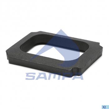 130 р. Пластина BPW крепления рессоры центрирующая SAMPA SAMPA 071.045  с доставкой в г. Керчь. Увеличить фотографию 1