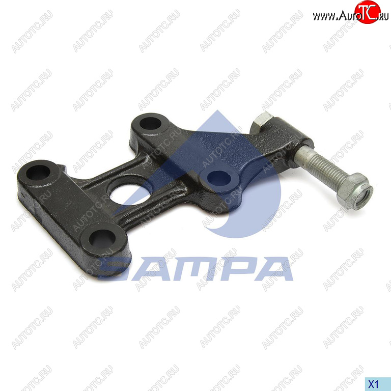 4 999 р. Подкладка BPW рессоры с креплением под амортизатор правая SAMPA SAMPA 071.052  с доставкой в г. Керчь
