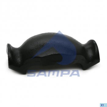 1 579 р. Сегмент BPW стремянки двойной под рессору L=70 (балка d=120мм) SAMPA SAMPA 071.100  с доставкой в г. Керчь. Увеличить фотографию 1