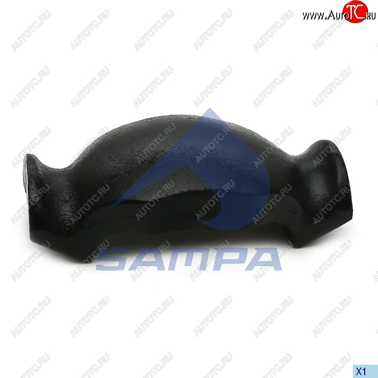 1 579 р. Сегмент BPW стремянки двойной под рессору L=70 (балка d=120мм) SAMPA SAMPA 071.100  с доставкой в г. Керчь