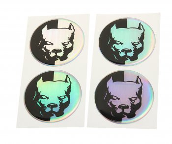 264 р. Эмблема диска колесного Pitbul негатив (6см) комплект 4шт. AUTOSTICKERS AUTOSTICKERS 071879  с доставкой в г. Керчь. Увеличить фотографию 1