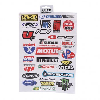 204 р. Наклейка виниловая вырезанная MOTEREX 25х35см в наборе полноцветная AUTOSTICKERS AUTOSTICKERS 073279  с доставкой в г. Керчь. Увеличить фотографию 1