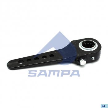 1 689 р. Рычаг тормоза регулировочный SAF (5 отверстий в ряд) SAMPA SAMPA 075.178-01  с доставкой в г. Керчь. Увеличить фотографию 1