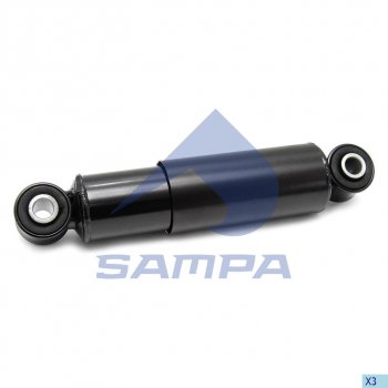 Амортизатор FRUEHAUF SAF SCHMITZ полуприцепа,прицепа (317475 70х80 20x62 20x62 ОО) SAMPA SAMPA 075.180-01