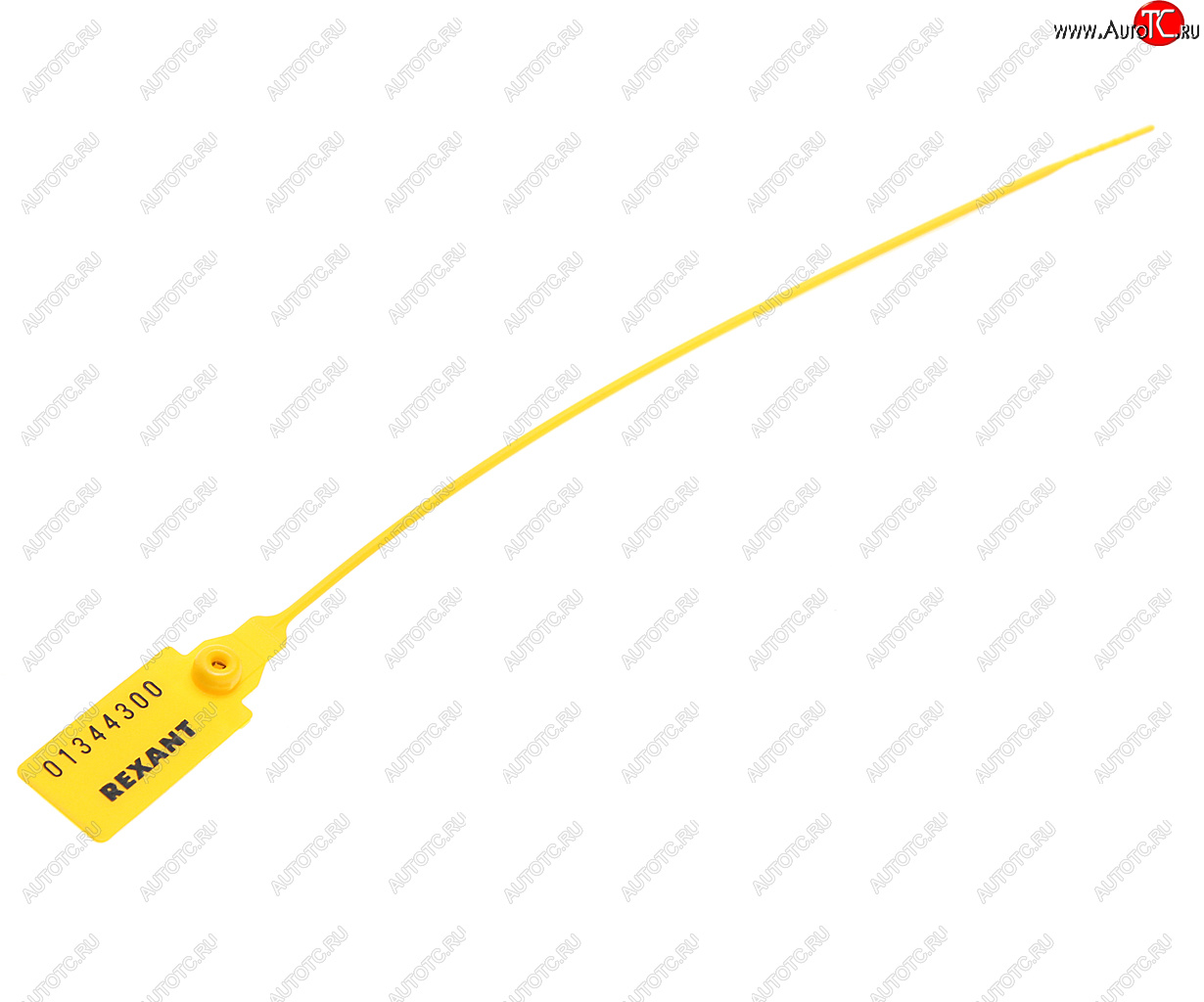 11 р. Пломба пластиковая L=220мм номерная (желтая) REXANT REXANT 07-6112  с доставкой в г. Керчь