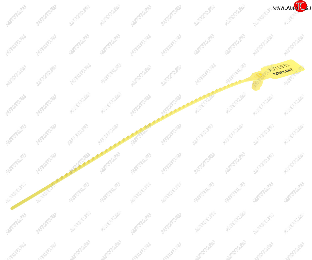 12 р. Пломба пластиковая L=255мм номерная (желтая) REXANT REXANT 07-6122  с доставкой в г. Керчь
