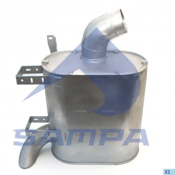 30 999 р. Глушитель RENAULT Magnum SAMPA SAMPA 079.151  с доставкой в г. Керчь. Увеличить фотографию 1