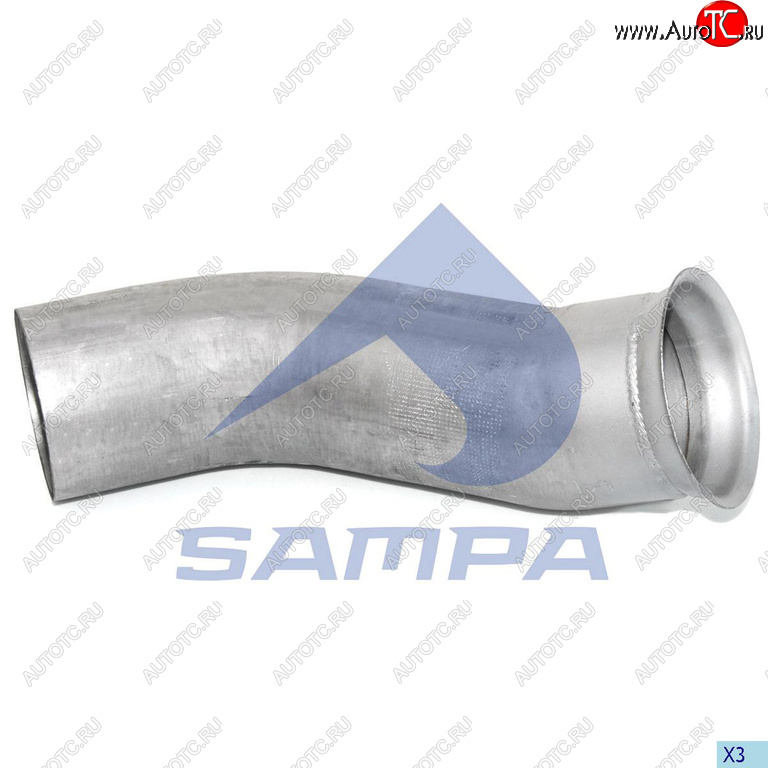 3 699 р. Труба приемная глушителя RENAULT SAMPA SAMPA 079.188  с доставкой в г. Керчь