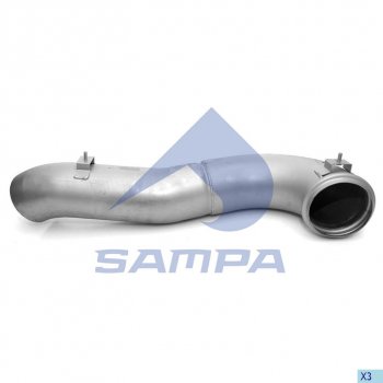 9 549 р. Глушитель VOLVO (ЕВРО-5) SAMPA SAMPA 079.193  с доставкой в г. Керчь. Увеличить фотографию 1