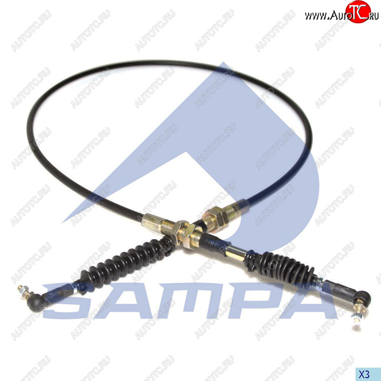 2 299 р. Трос акселератора L=1700мм RENAULT Magnum SAMPA SAMPA 079.326  с доставкой в г. Керчь