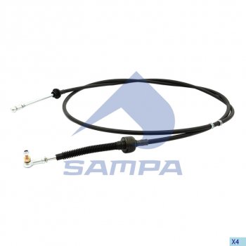 7 999 р. Трос RENAULT переключения КПП L=3680мм SAMPA SAMPA 079.339  с доставкой в г. Керчь. Увеличить фотографию 1
