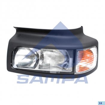 7 799 р. Фара RENAULT Premium левая SAMPA SAMPA 079.416  с доставкой в г. Керчь. Увеличить фотографию 1