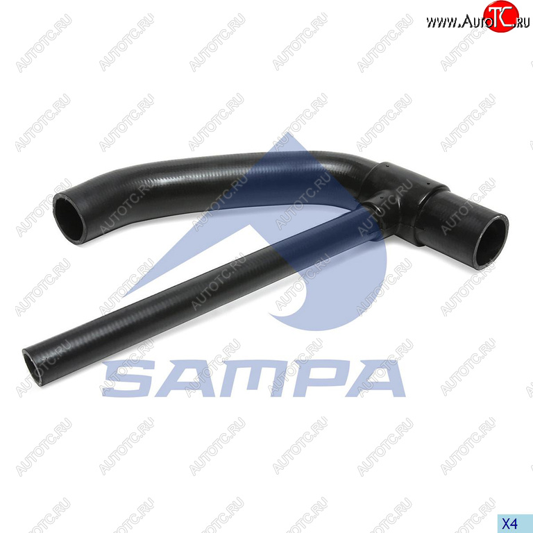 1 949 р. Патрубок RENAULT радиатора SAMPA SAMPA 079.488  с доставкой в г. Керчь