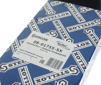2 099 р. Ремень приводной поликлиновой 8PK1755 JCB 426 (дв.CUMMINS QSB5.9) STELLOX STELLOX 08-01755-sx  с доставкой в г. Керчь. Увеличить фотографию 4