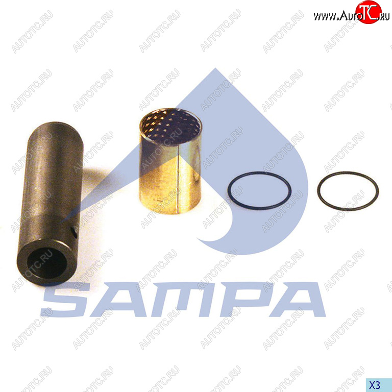 579 р. Ремкомплект RENAULT колодок тормозных (палец,втулки,упл.кольца) SAMPA SAMPA 080.545  с доставкой в г. Керчь