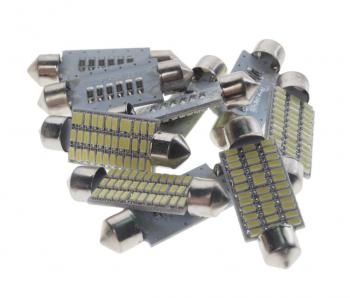 70 р. Лампа светодиодная 12V C10W SV8.5-8 41мм 6000K 36 SMD White MEGA ELECTRIC MEGA ELECTRIC 085182w  с доставкой в г. Керчь. Увеличить фотографию 1
