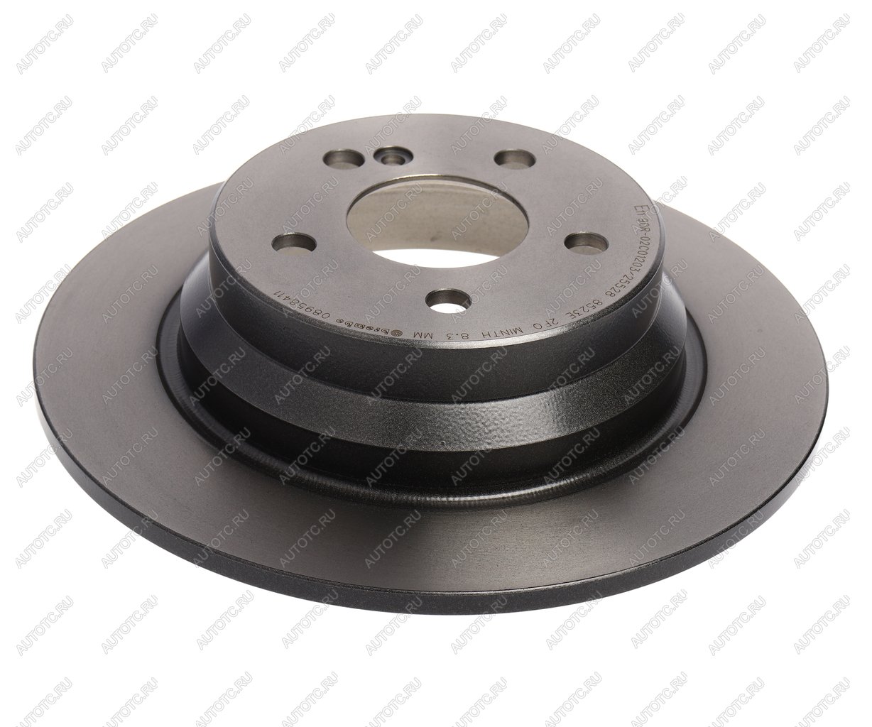 4 099 р. Диск тормозной MERCEDES E (W211,W212) (02-) задний (1шт.) BREMBO BREMBO 08.9584.11  с доставкой в г. Керчь