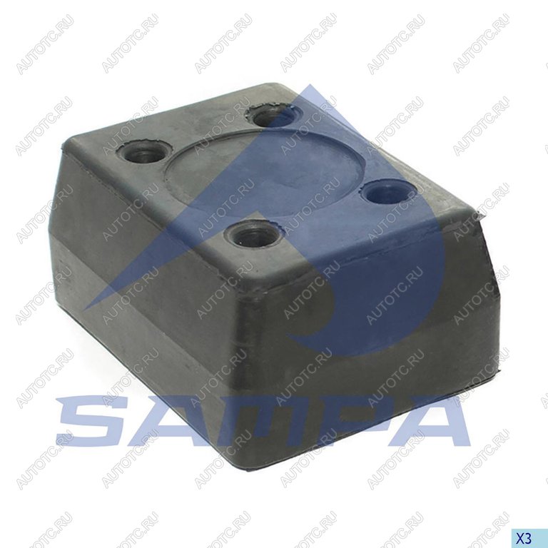 919 р. Буфер SCHMITZ полуприцепа парковочный 163х75х124мм SAMPA SAMPA 091.209  с доставкой в г. Керчь
