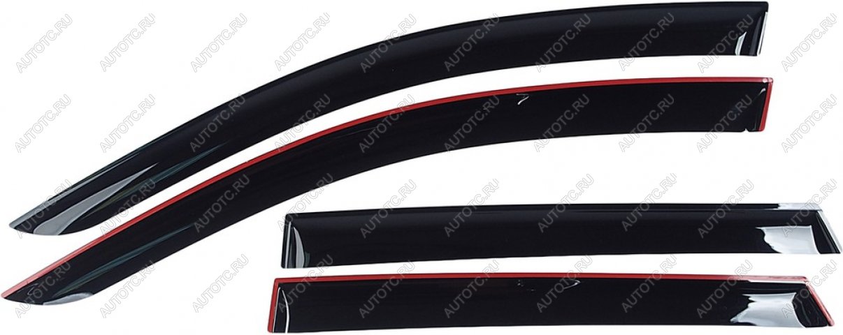 3 599 р. Комплект дефлекторов окон COMFORT Geely Coolray SX11 дорестайлинг (2018-2023) (черные)  с доставкой в г. Керчь