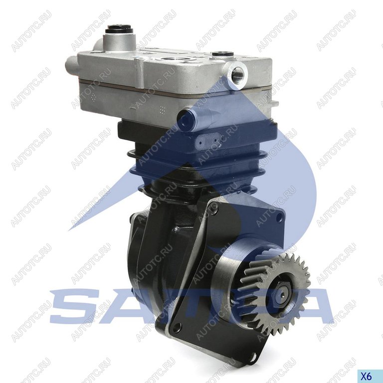 37 999 р. Компрессор КАМАЗ-5490 MERCEDES воздушный 1 цилиндровый SAMPA SAMPA 094.287  с доставкой в г. Керчь