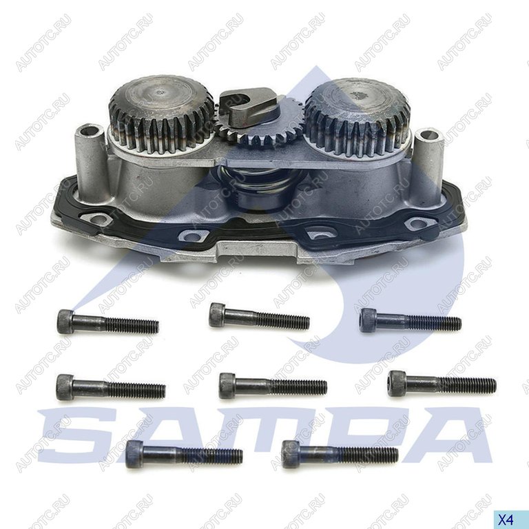 6 499 р. Ремкомплект суппорта MERITOR Elsa (корпус направляющих в сборе,прокладка,болты) SAMPA SAMPA 094.607  с доставкой в г. Керчь
