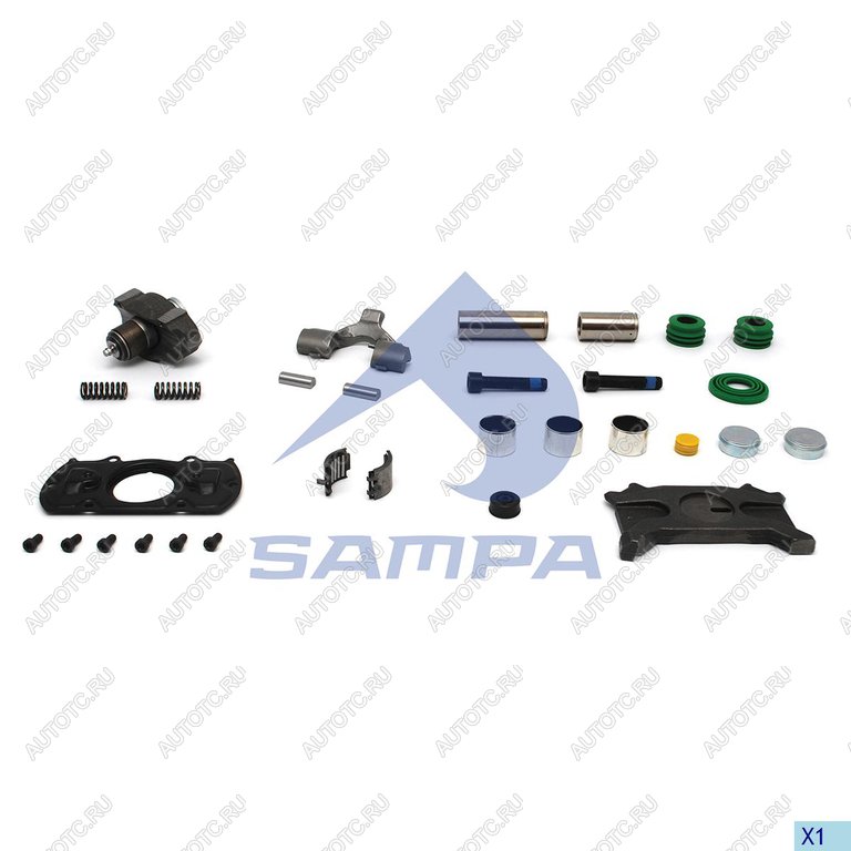 12 449 р. Ремкомплект суппорта WABCO MAX22 левый (полный) SAMPA SAMPA 094.915  с доставкой в г. Керчь