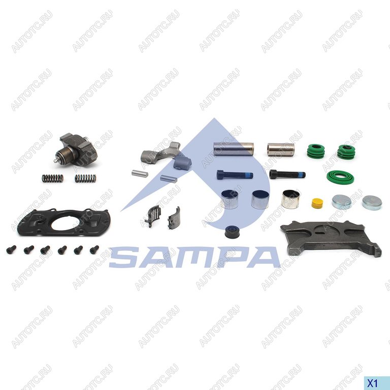 13 399 р. Ремкомплект суппорта WABCO MAX22 правый (полный) SAMPA SAMPA 094.916  с доставкой в г. Керчь