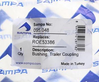 236 р. Втулка ROCKINGER петли дышла прицепа SAMPA SAMPA 095.048  с доставкой в г. Керчь. Увеличить фотографию 3