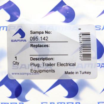 379 р. Разъем электрический прицепа ISO 1185 Type N 7-полюсный (вилка пластик) SAMPA SAMPA 095.142  с доставкой в г. Керчь. Увеличить фотографию 3