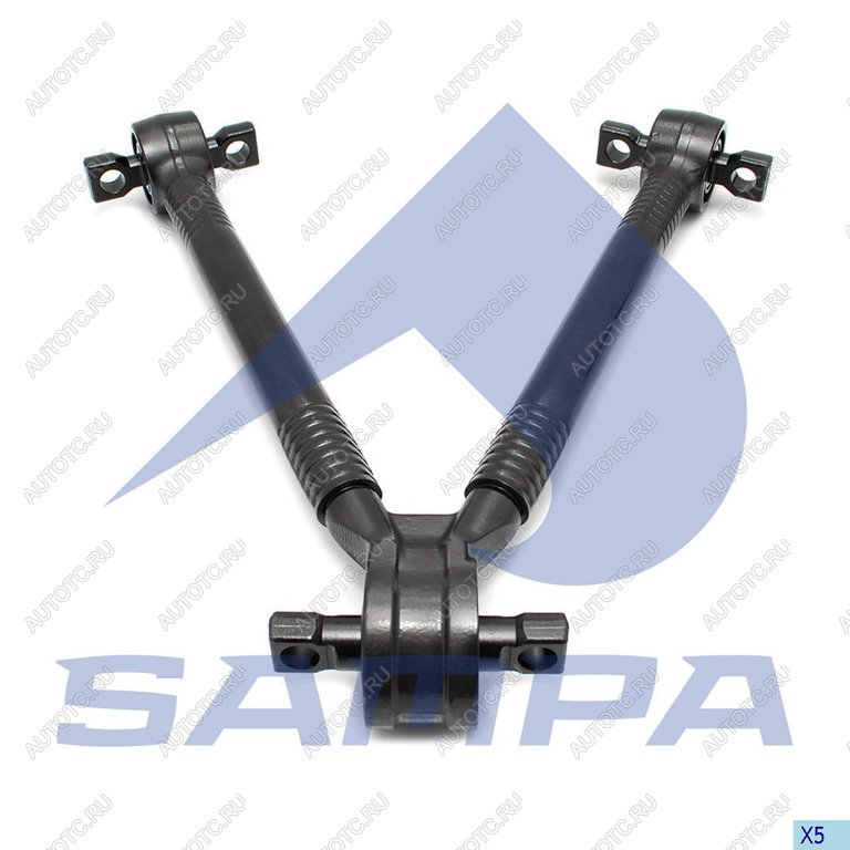 11 999 р. Штанга реактивная MERCEDES V-образная (L=622x152130x2525) SAMPA SAMPA 095.241  с доставкой в г. Керчь